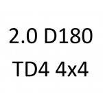 2.0 D180 TD4 4x4 204DTD 180 к.с. 2017-
