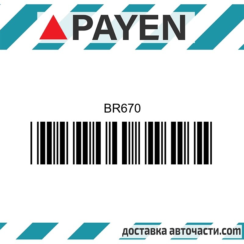 Гарнитура глава BR670 DAIHATSU CL CL60 CL61   BR670 PAYEN